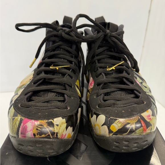 Nike Air Foamposite One Floral Women’s Sneakers Size 8.5 AA3963-002 - Picture 5 of 8